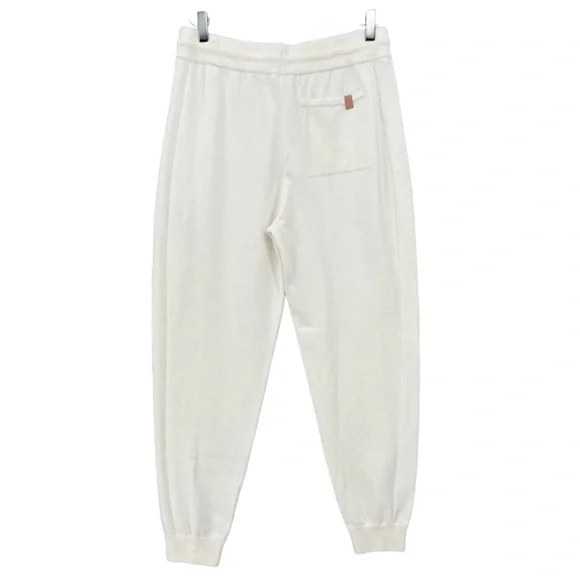 Lunya Cozy Cotton Silk Jogger Drawstring Pull On Sincere White NWT - Picture 6 of 8